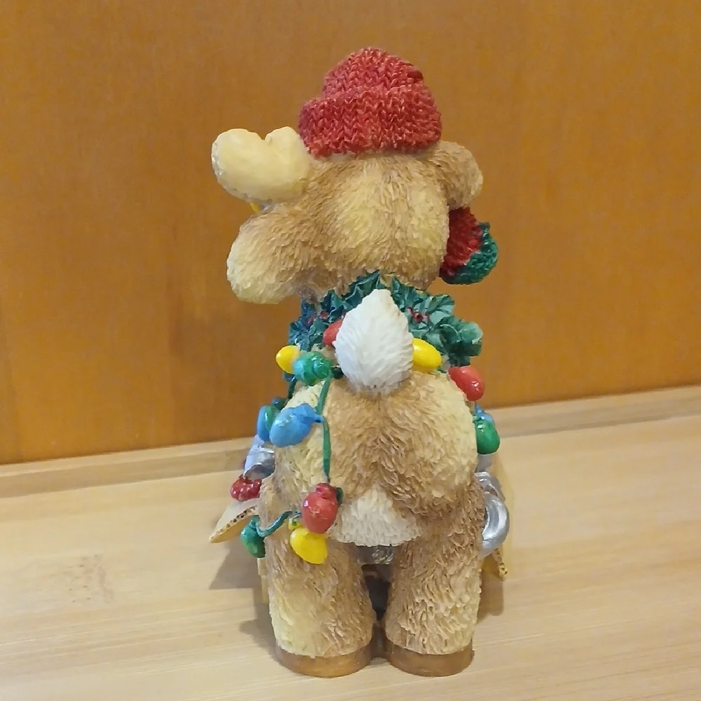 1994 Enesco Vtg Christmas Santa's Special DEERlivery 